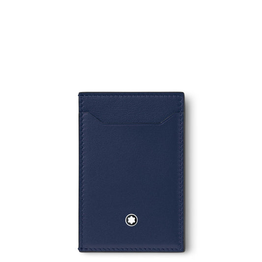 Montblanc 3CC Ink Blue Credit Card Holder 131697