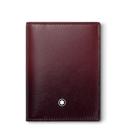 Montblanc 4-compartment credit card holder Meisterstück burgundy 131683