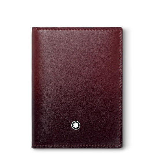 Montblanc 4-compartment credit card holder Meisterstück burgundy 131683