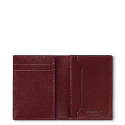 Montblanc 4-compartment credit card holder Meisterstück burgundy 131683