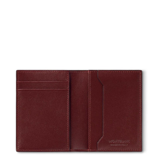 Montblanc 4-compartment credit card holder Meisterstück burgundy 131683