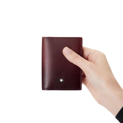 Montblanc 4-compartment credit card holder Meisterstück burgundy 131683