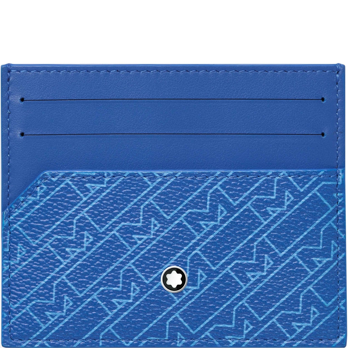 Montblanc M_Gram 4810 Blue Pocket 6-Compartment Credit Card Holder 128633