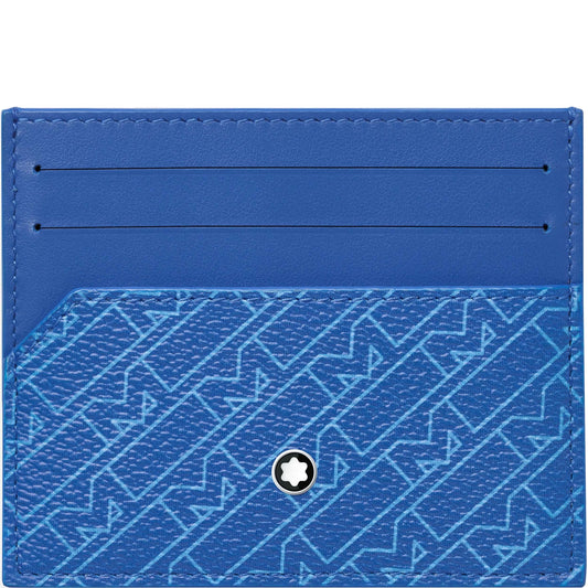 Montblanc M_Gram 4810 Blue Pocket 6-Compartment Credit Card Holder 128633