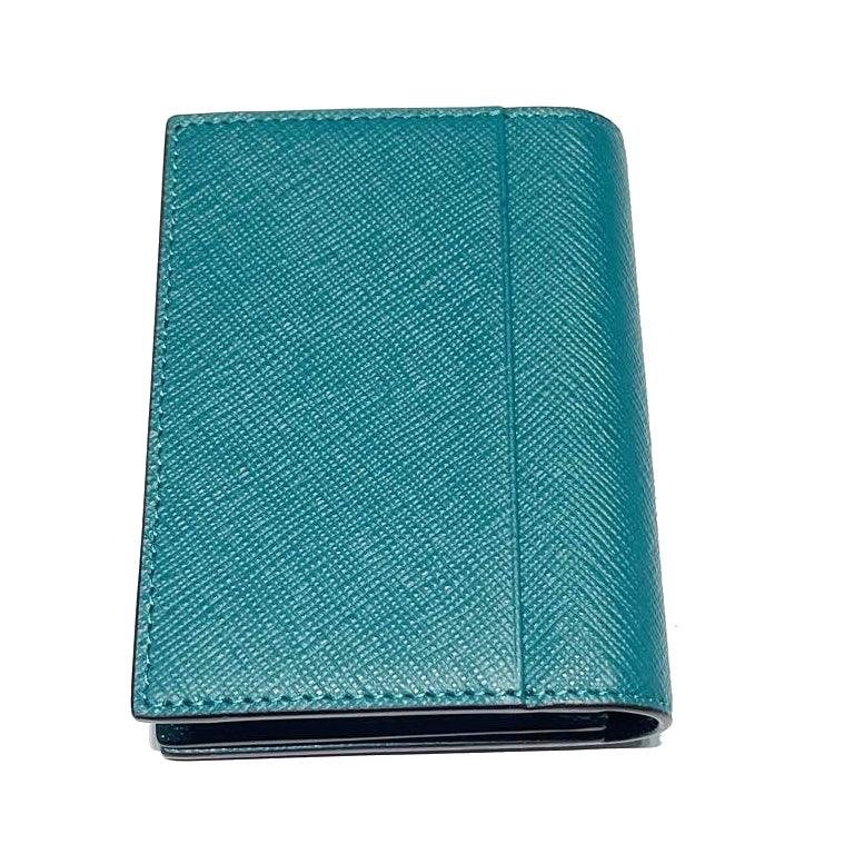 Montblanc 4CC Sartorial Fern Blue Credit Card Holder 131726