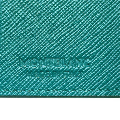 Montblanc 4CC Sartorial Fern Blue Credit Card Holder 131726