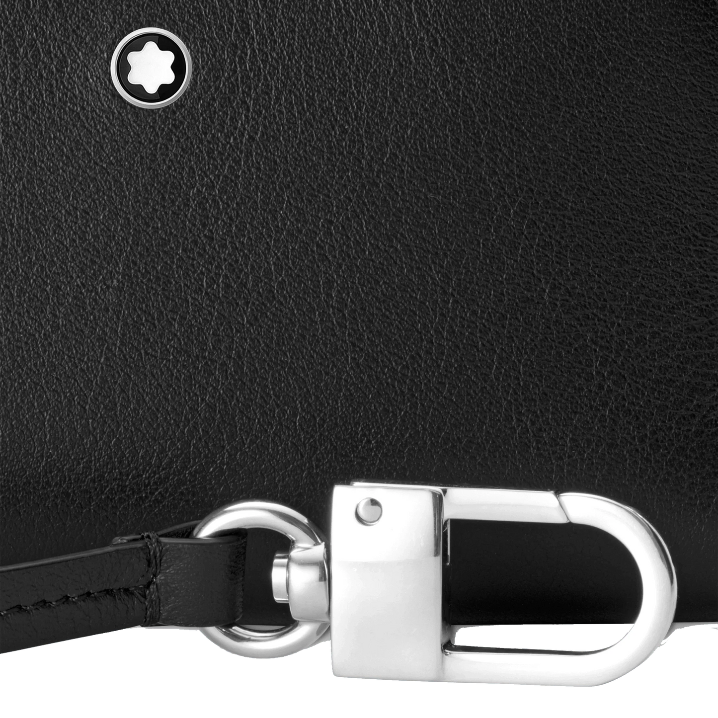 Montblanc key ring 2 openings Meisterstück Selection Soft black 129700