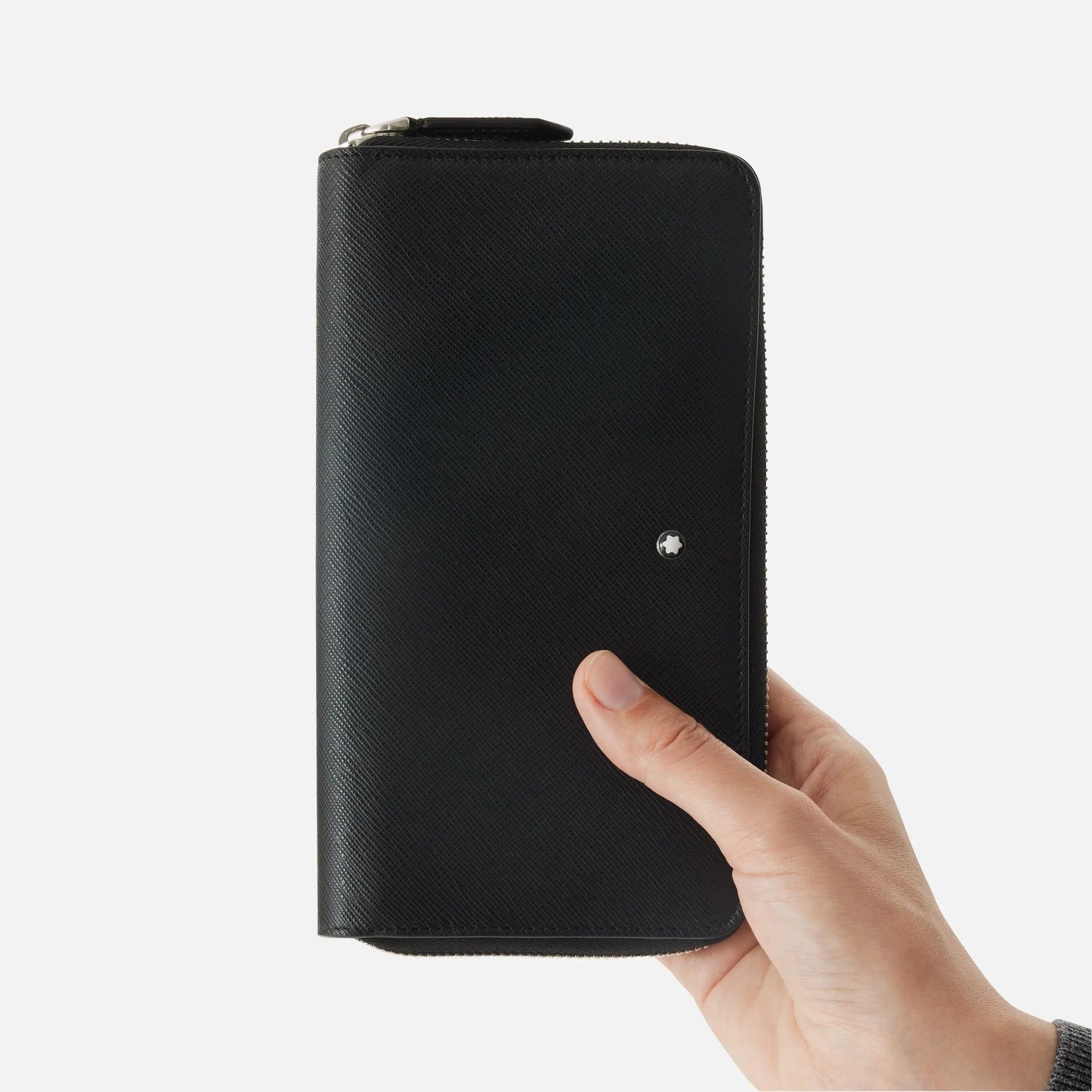 Montblanc Sartorial black 12-compartment full-zip wallet 130319