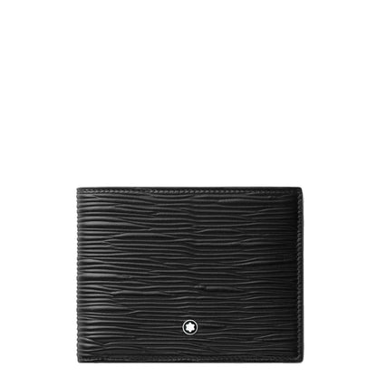Montblanc 6-Compartment Meisterstück 4810 Wallet with 2 Transparent Pockets Black 130926