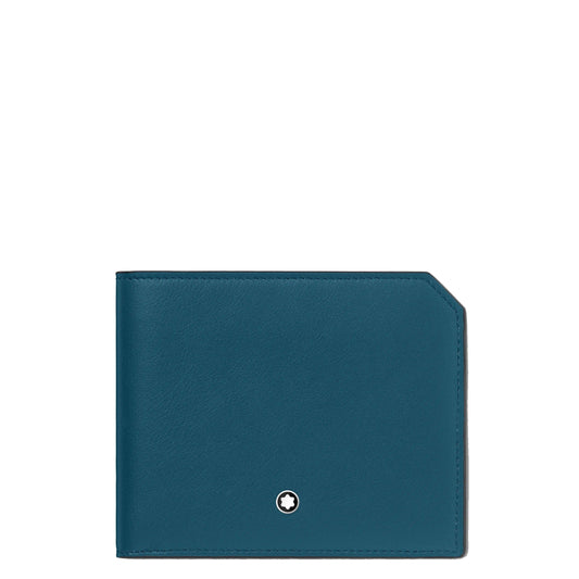 Montblanc 6-compartment Wallet Meisterstück Selection Soft teal 131242