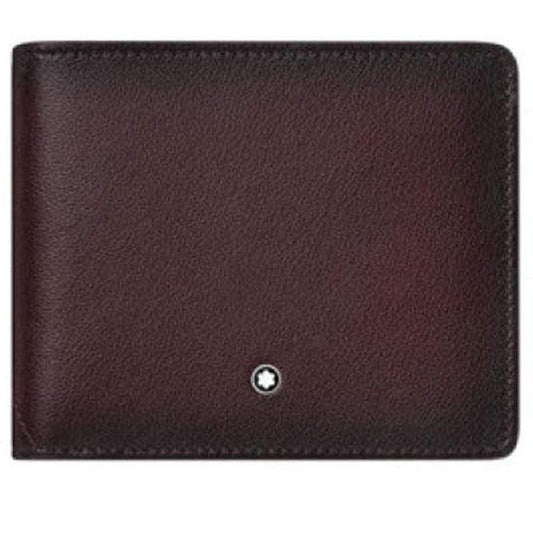 Montblanc 6-compartment Wallet Meisterstück Sfumato Bordeaux 123720