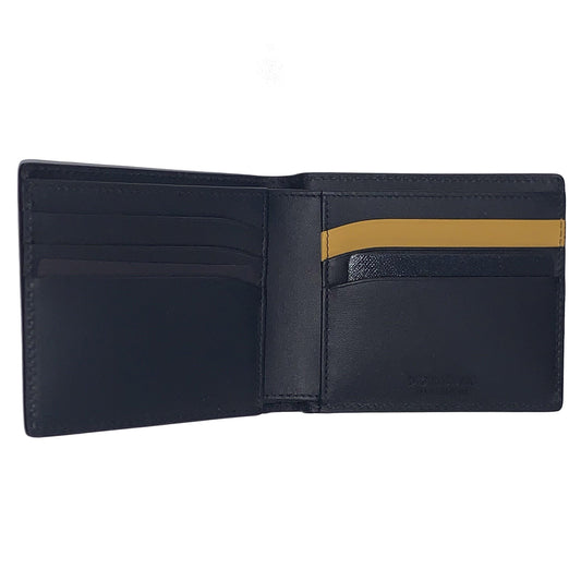 Montblanc 6-compartment wallet Meisterstück Soft Grain black/yellow 127325