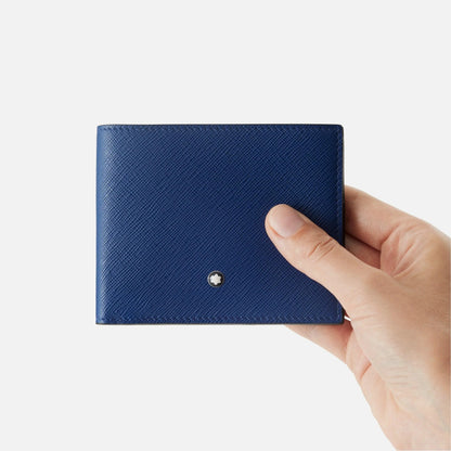 Montblanc Sartorial Blue 6-Slot Wallet 130812
