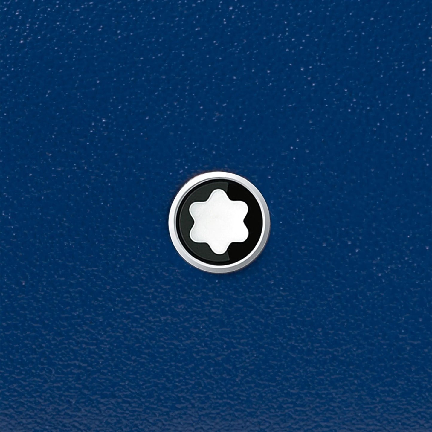 Montblanc compact 6-compartment wallet Meisterstück black/blue 129678