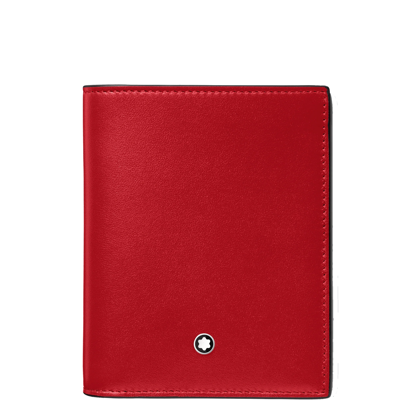Montblanc Meisterstück 6-compartment compact wallet black/red 129679