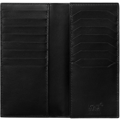 Montblanc Meisterstück 15-Compartment Long Wallet Black/Blue 129681