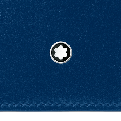 Montblanc Meisterstück 15-Compartment Long Wallet Black/Blue 129681