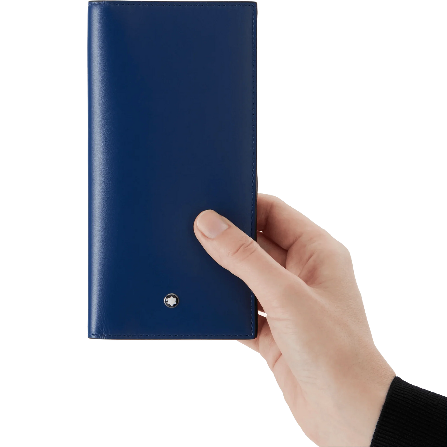 Montblanc Meisterstück 15-Compartment Long Wallet Black/Blue 129681