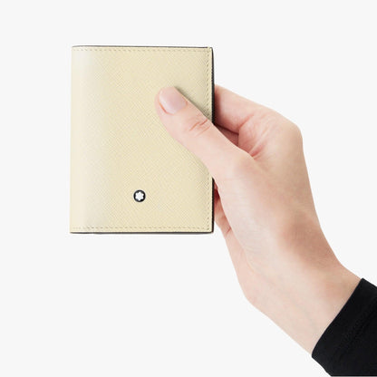 Montblanc mini wallet 4 compartments Montblanc Sartorial ivory 130837