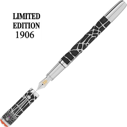 Montblanc Heritage Rouge Et Noir Spider Metamorphosis Limited edition 1906 fountain pen with M 117849 tip