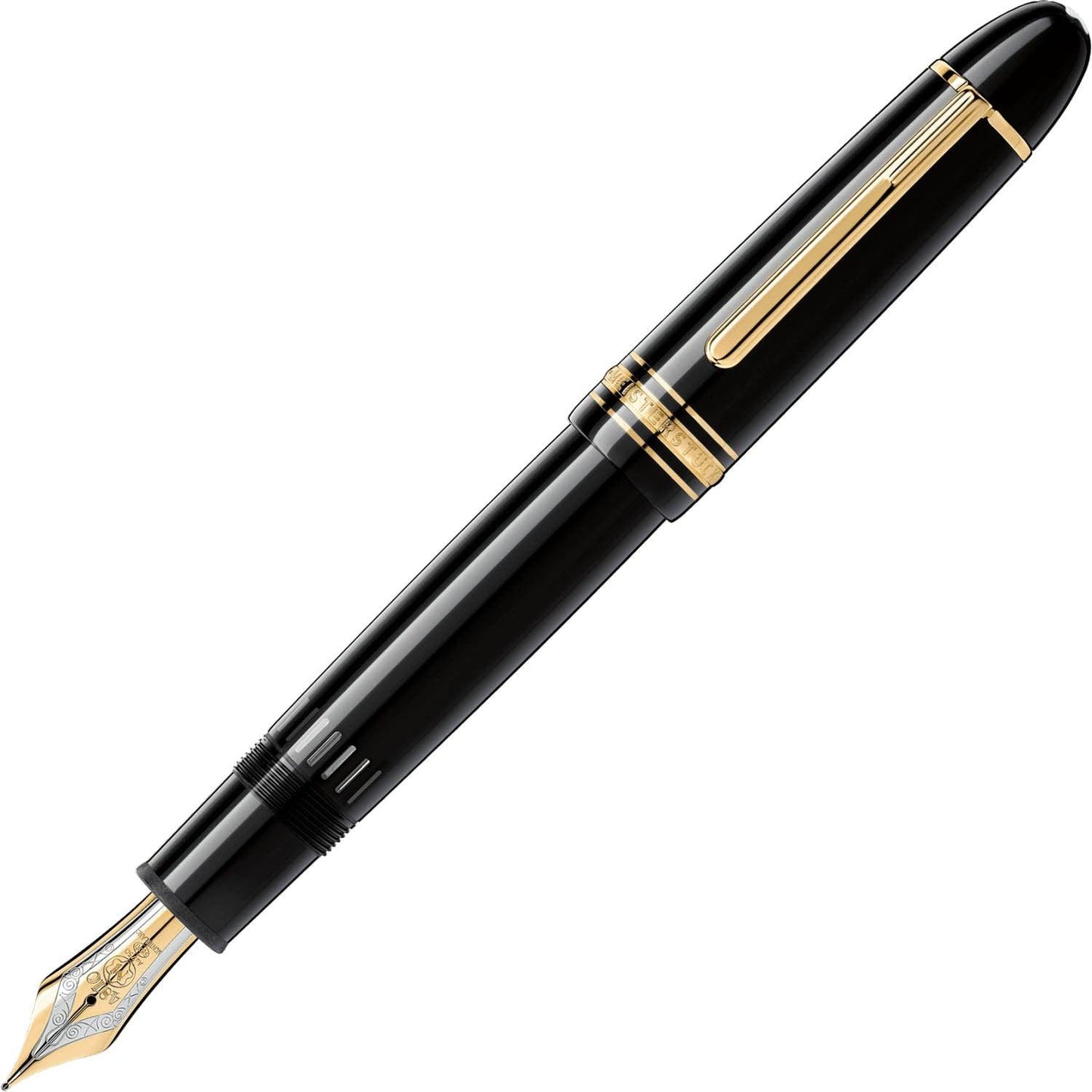 Montblanc Meisterstück 149 fountain pen gold coated M tip 115384 new reference 132113