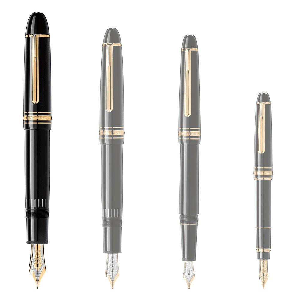 Montblanc Meisterstück 149 fountain pen gold coated M tip 115384 new reference 132113