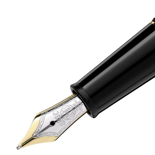 Montblanc Meisterstück Gold-Coated Classique Fountain Pen Tip M 106514 New Reference 132464