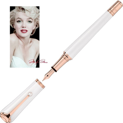 Montblanc Muses Marilyn Monroe Special Edition Pearl Fountain Pen Tip M 117884