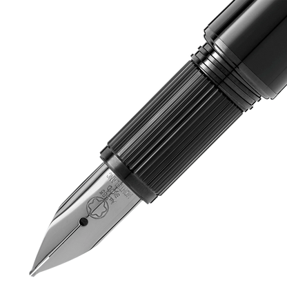 Montblanc StarWalker BlackCosmos Precious Resin Fountain Pen F Nib 129745