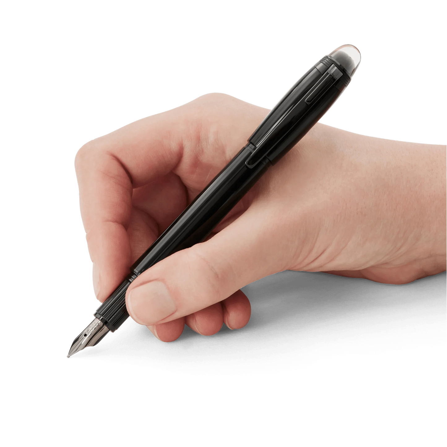 Montblanc StarWalker BlackCosmos Precious Resin Fountain Pen F Nib 129745