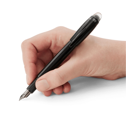 Montblanc StarWalker BlackCosmos Precious Resin Fountain Pen F Nib 129745