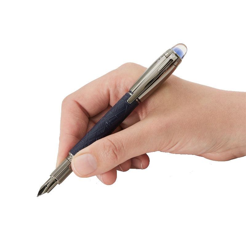 Montblanc Starwalker Spaceblue Doué Fountain Pen M Nib 130215