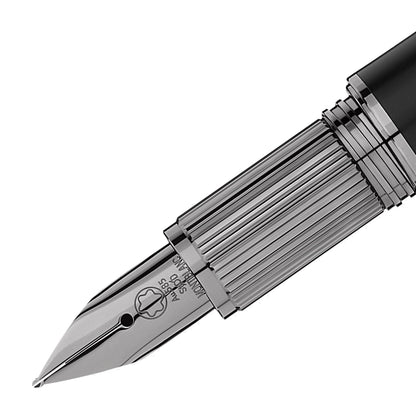 Montblanc StarWalker UltraBlack Precious Resin Fountain Pen F-nib 126339