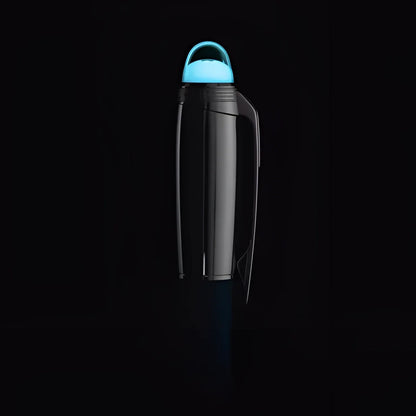 Penna stilografica Montblanc StarWalker PolarGreen con cappuccio e clip blu luminosi finitura platino ispirata all’aurora boreale