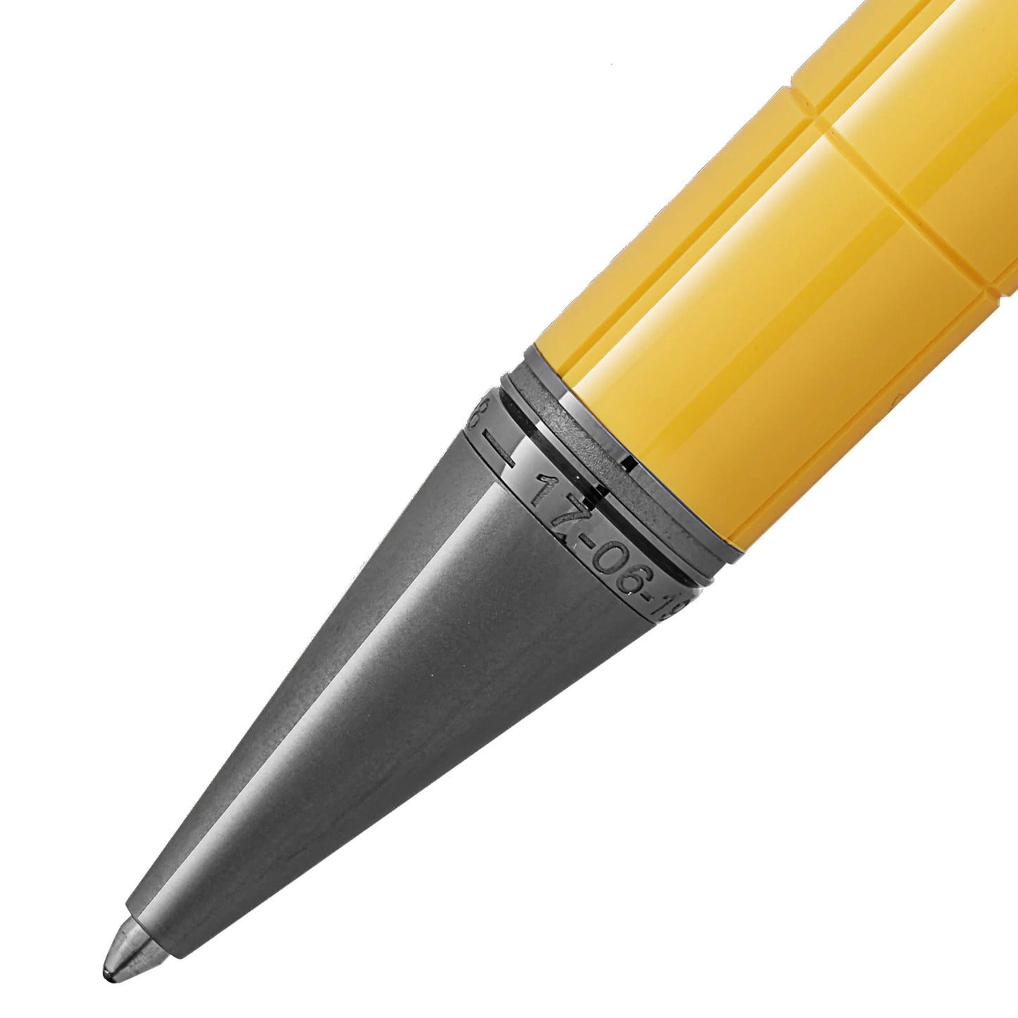 Montblanc Great Characters Enzo Ferrari Modena Yellow Rollerball Pen with Textured Grip and Engraved Serial Number