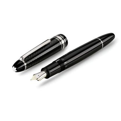Montblanc fountain pen Meisterst�ck BMW M-tip special edition black with silver engravings