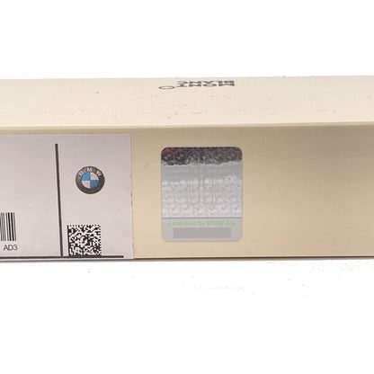 Beige cardboard box with transparent window showing the BMW logo for Montblanc M Special BMW fountain pen