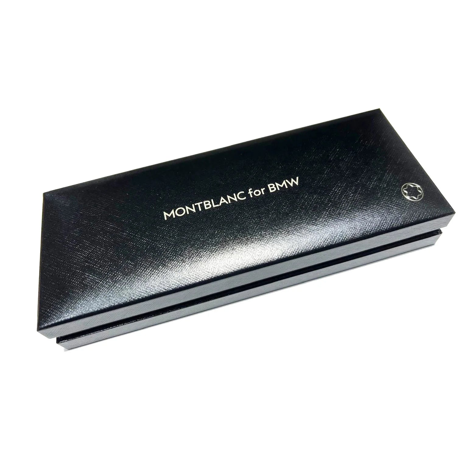 Black textured leather box Montblanc Meisterst�ck BMW M-tip fountain pen special limited edition