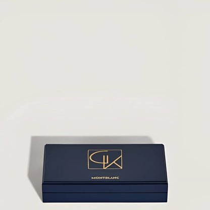 Montblanc Masters of Art Gustav Klimt Fountain Pen Gift Box, Navy Blue with Embossed Gold Logo
