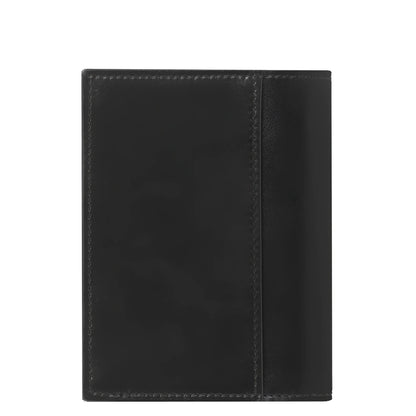 Montblanc Meisterst�ck Black Leather Card Holder with Visible Stitching and Four Compartments Model 198321
