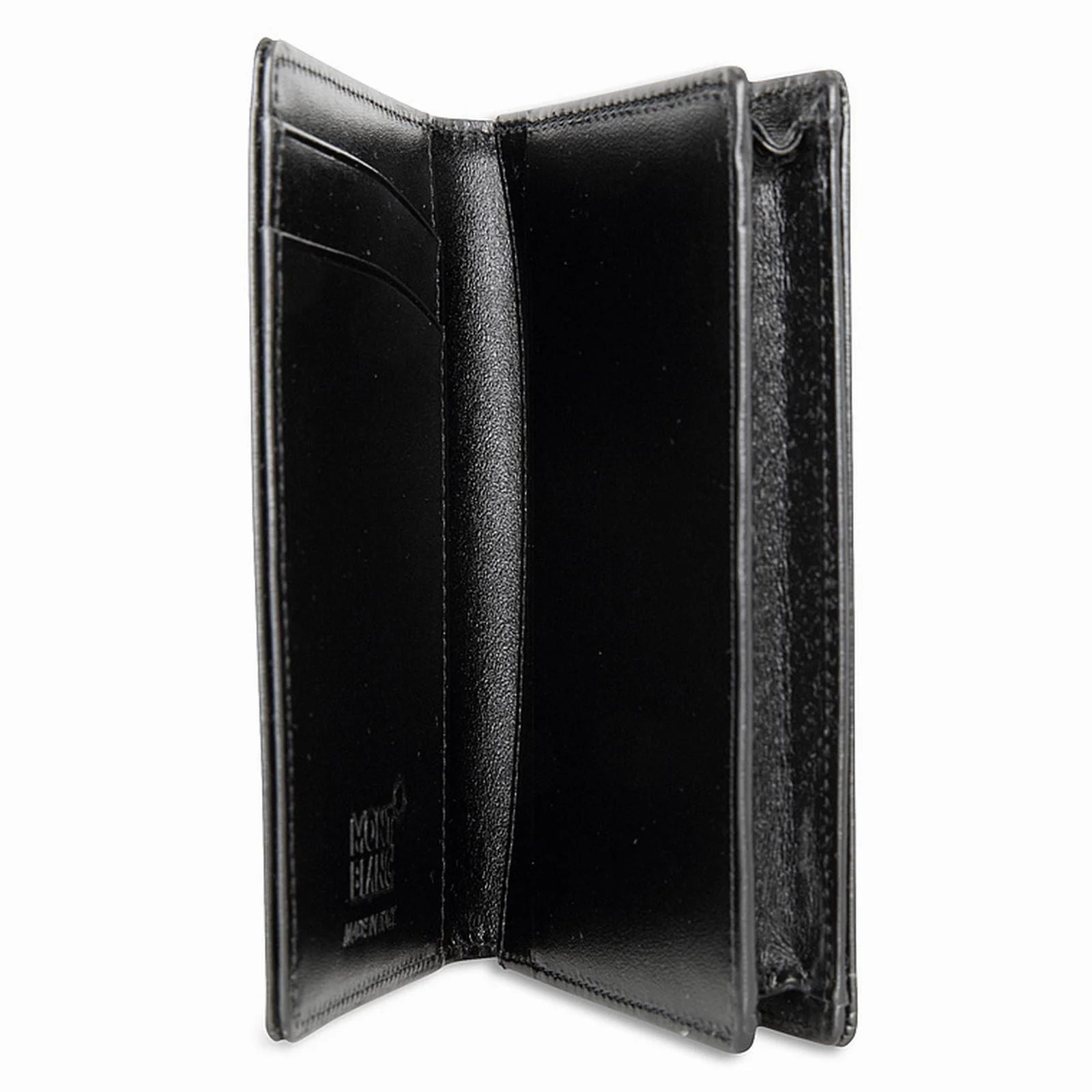 Montblanc Meisterst�ck card holder in black leather with stitching and 4 internal card slots