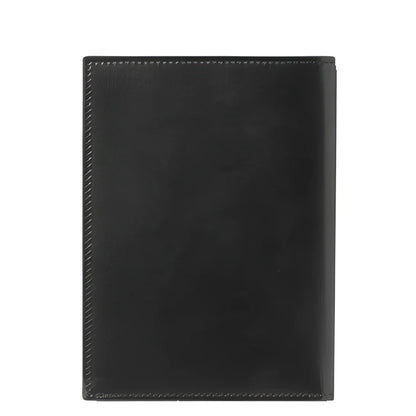 Montblanc Meisterst�ck Passport Holder in black leather with textured surface and precise stitching