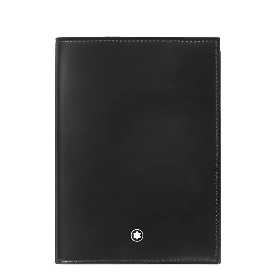 Montblanc Meisterst�ck 198333 Passport Holder in Black Leather with Textured Finish and Embossed Logo