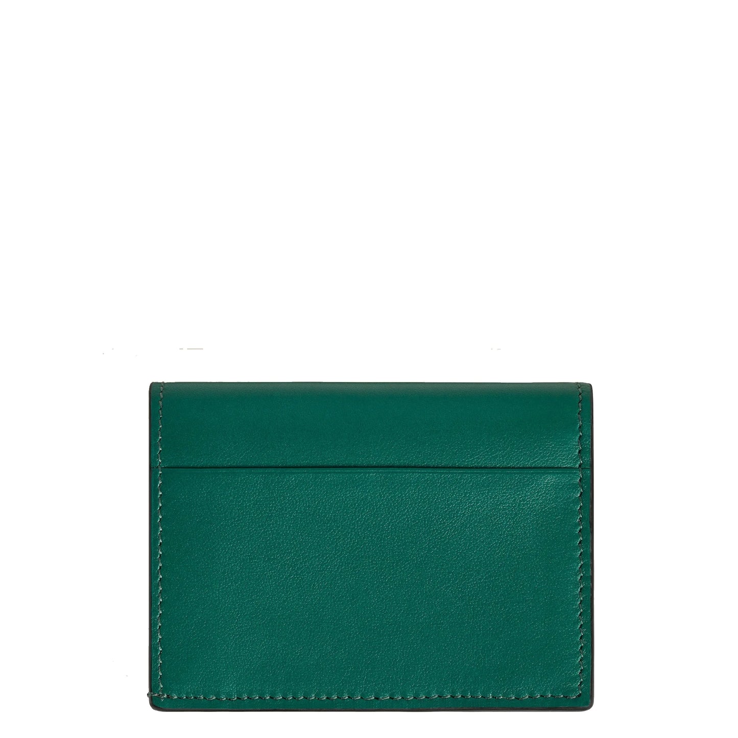 Montblanc Continental Nano Wallet in soft malachite green leather with precise stitching and elegant design