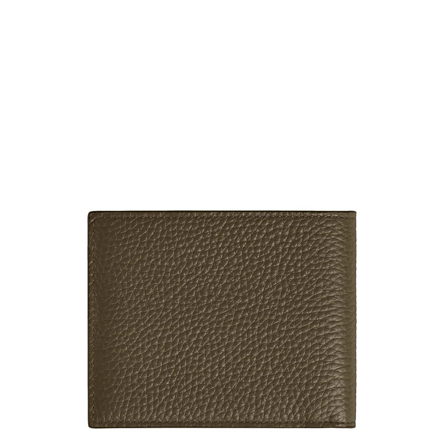 Montblanc Compact Wallet with Coin Case 4 cc Khaki Leather combines discreet elegance and practicality