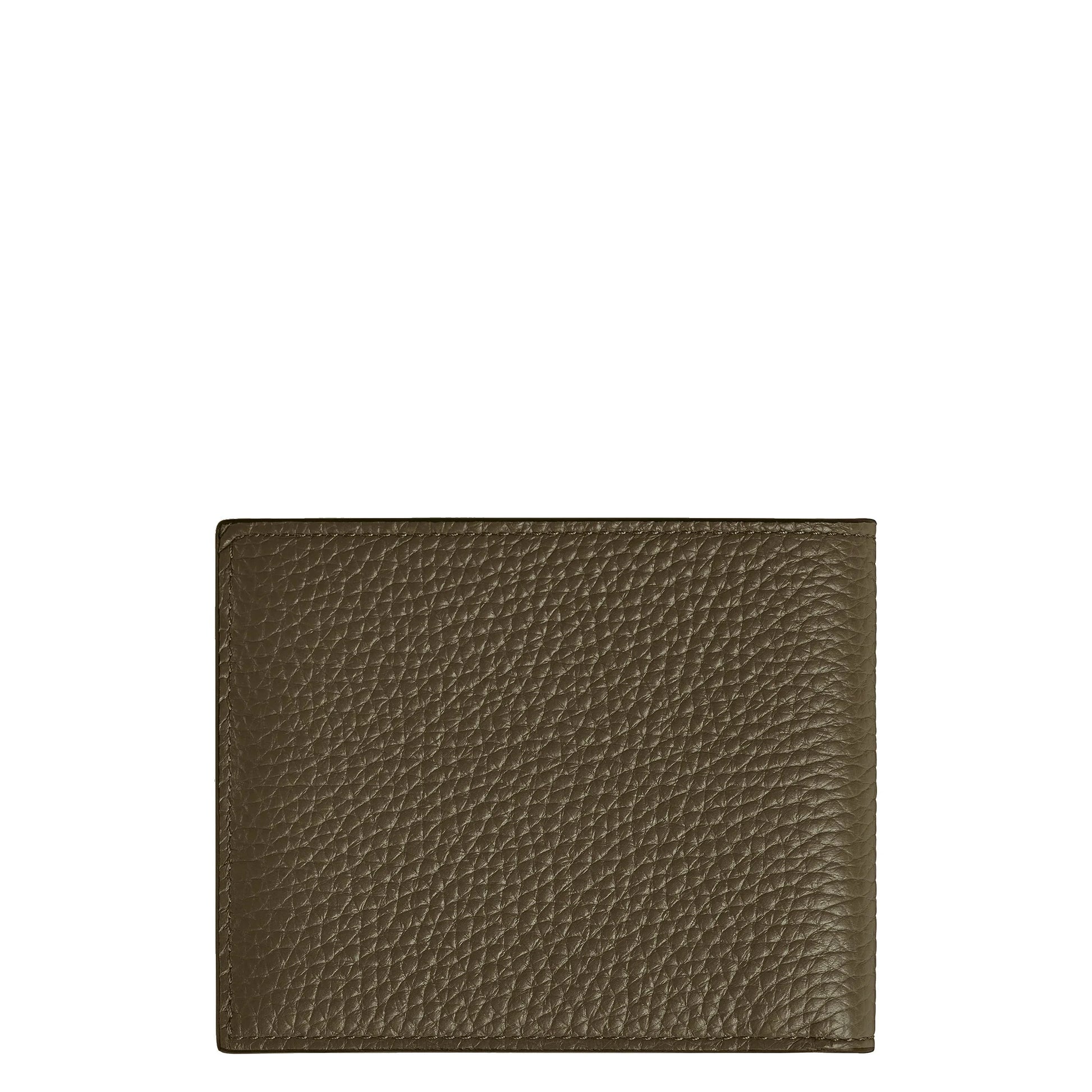 Montblanc Compact Wallet with Coin Case 4 cc Khaki Leather combines discreet elegance and practicality