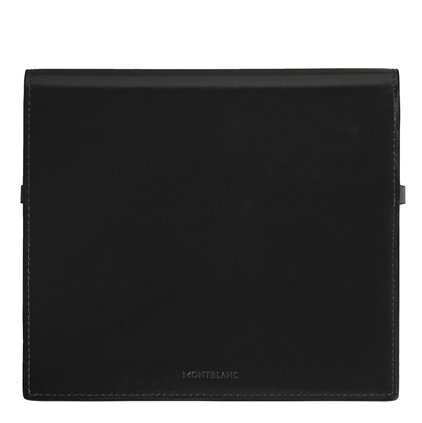 Montblanc writing instrument case for 8 writing instruments in luxurious black leather with a minimalist and ultra-spacious design