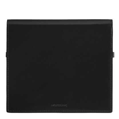 Montblanc writing instrument case for 8 writing instruments in luxurious black leather with a minimalist and ultra-spacious design