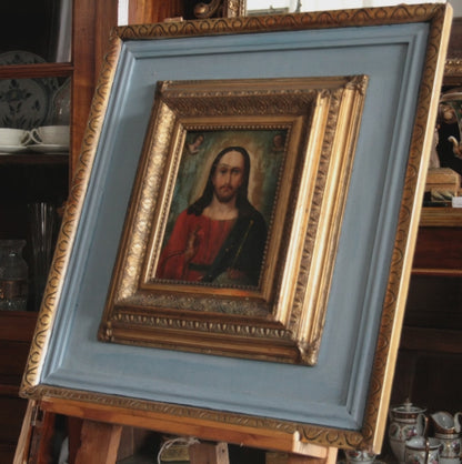 Orthodox icon "Christ Pantocrator" — Russian area, 18th century