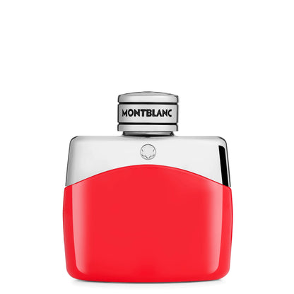 Montblanc Legend Red 50ml perfume bottle in modern red and silver design for everyday use
